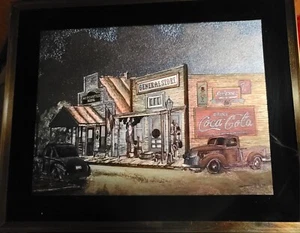 Vintage Coca-Cola General Store Folienbild - Bild 1 von 3