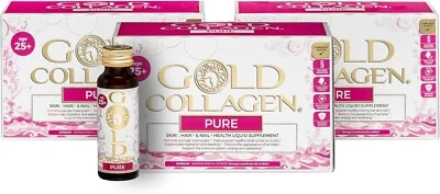 GOLD COLLAGEN PURE 10 Day Program Liquid Hair Skin & Nails 50ml Pack 10 Age 25+ - Image 1 of 4