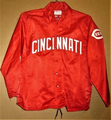 CINCINNATI REDS JOHNNY BENCH Wilson Size 40 WINDBREAKER JACKET - Image 1 of 4