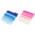 Set of 3 Ribbons Wave Gift Wrapping Jumbo Rack Strip Baby Lace