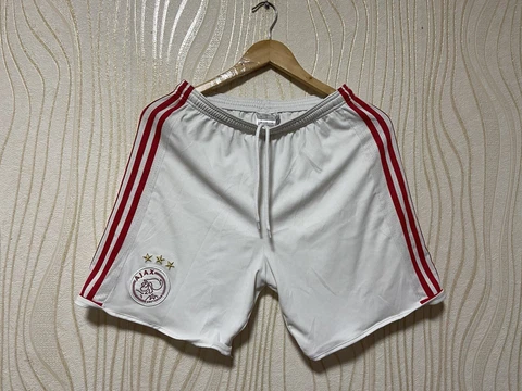 AJAX AMSTERDAM 2016 2017 HOME FOOTBALL SOCCER SHORTS ADIDAS AI6932 sz M WHITE Cover