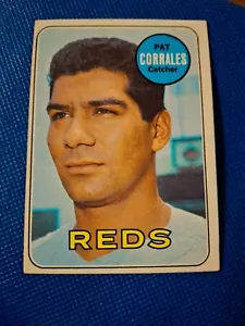 1969 PAT CORRALES TOPPS BASEBALL CARD #382 CINCINNATI REDS PHILADELPHIA PHILLIES - Foto 1 di 1