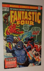 FANTASTIC FOUR #145 GLOSSY 8.0-9.0 1974 - Picture 1 of 1
