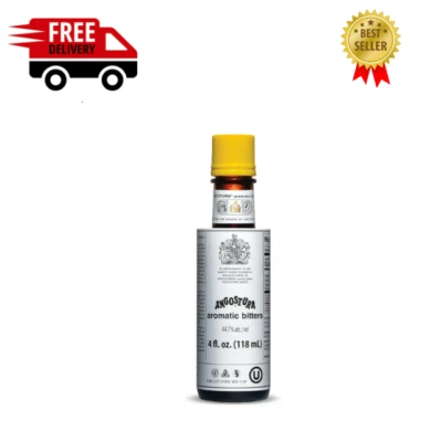 BRANDED ANGOSTURA Aromatic Bitters, Cocktail Bitters for Professional and Home Mixologis