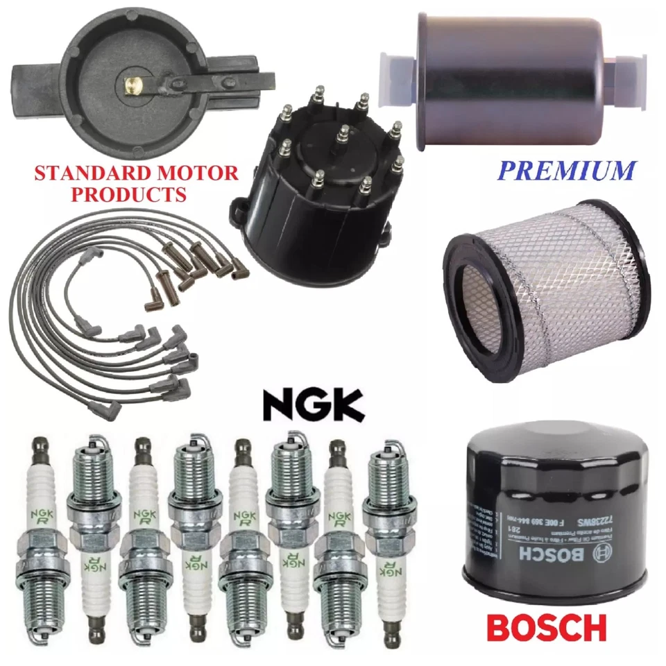 Kit de afinación filtros tapones de cable para Pontiac Firebird V8 5,0 L VIN (F) 1988 Foto 1 de 1