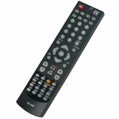 Mando a distancia de reemplazo RC-056 para Coby TV DVD TFDVD1995 S2 LCDVD2250 LEDVD1596 TFDVD1595 Foto 1 de 4