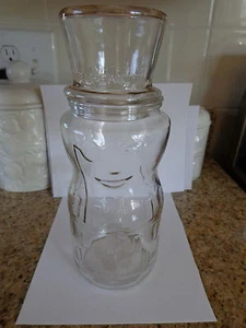 Vintage Planter's Mr. Peanut 75th Anniversary Jar, Hat Lid, Peanut Shape - Picture 1 of 3