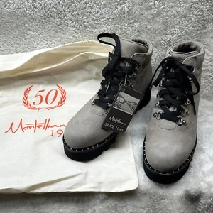 Montelliana 1965 Bluma Lace up Boots Ash Grey Size 36 EU 5.5 US - Picture 1 of 10