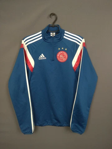 Ajax Amsterdam Jacket Size SMALL Pullover Zipped Sweatshirt Adidas F83998 ig93 Cover