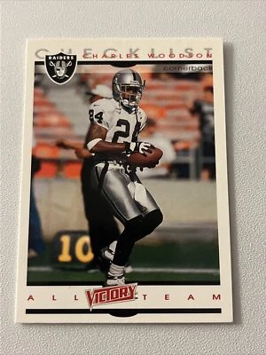 2000 Upper Deck Victory #236 Charles Woodson card, Raiders HOF C10 - Image 1 of 2