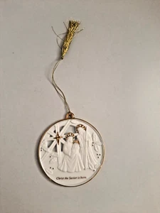 Lenox Millennium Nativity "Christ The Savior Is Born" Limited Edition Ornament - Picture 1 of 5