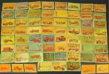 1953 Bowman Firefighters R701-3 Complete Set 64 Nonsports Cards Vtg Fire Engine