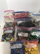 17 Lb Bulk Lego Bundle. + Manuals Books Random Minifig Parts And Accessories