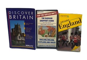 Lot Of 3 Travel Books Britain England plus Outlets Scotland Wales Ireland - Picture 1 of 23