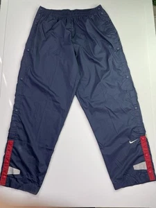 Nike Windbreaker Pants Men’s 3XL Snap Button Rip Away Warm Up Olympic Flare - Picture 1 of 10