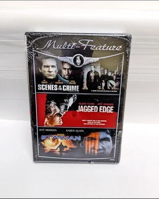 Scenes Of The Crime/Jagged Edge/Starman (DVD, 3-Film Set) RARE OOP NEW SEALED - Image 1 of 2