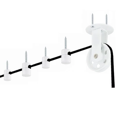 Rueda de polea para lámpara colgante enchufable montaje en pared techo, paquete de 1 Foto 1 de 4