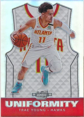 2019-20 Panini Contenders Optic Uniformity #12 Trae Young - Image 1 of 2