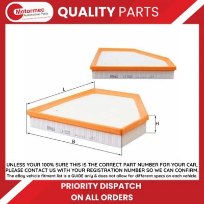 Filtro de aire MAHLE/KNECHT para BMW F20 F21 120i,125i B48 eng,M140 13718605164 Foto 1 de 4