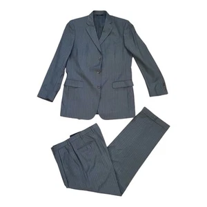 Tuta Brooks Brothers 1818 Regent Ermenegildo Zegna tessuto lana grigio 2 pezzi 43L/36 - Foto 1 di 13