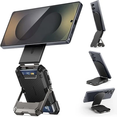 SUPCASE for MagSafe Wallet Magnetic Stand Phone Card Holder Tripod for GalaxyS25 - Image 1 of 4