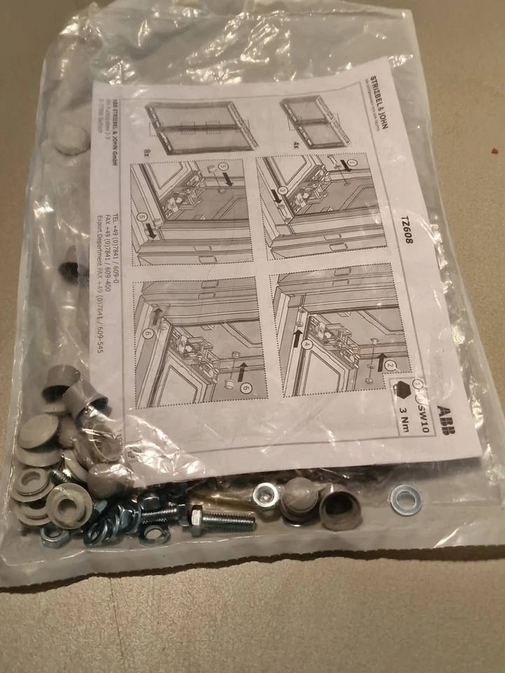 ABB Strie- & John TZ608 Connection Set IP55 For Cabinet Alignment, 2CPX010503R#8 - Image 1 of 2