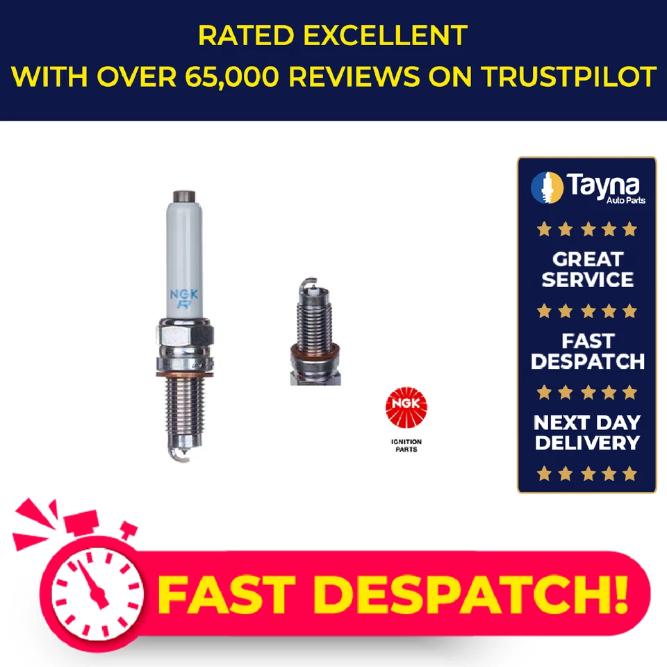 Spark Plugs Set 4x fits VW CC 358 1.4 15 to 16 CZDA NGK 04E905601 04E905601B New - Image 1 of 4