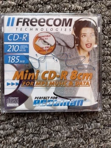 Mini CD-R 210 Minutes 185MB Freecom New Sealed New - Picture 1 of 2