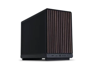 LIAN LI A3- mATX-WD Black Wood front panel SPCC M-ATX / ITX Computer Case - Picture 1 of 5