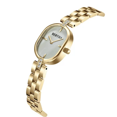 Reloj Bertha Damas Reloj Madreperla Cuadrante Nuevo Pequeño Moda Talla con Garantía Foto 1 de 3