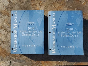 2010 Ford F-250, 350, 450, 550 Super Duty OEM Workshop Manuals Vol 1 & Vol 2 - Picture 1 of 5