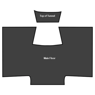 Amortiguador de sonido para Dodge Ram 3500 1994-2001 troquelado EVA completo 2 piezas Foto 1 de 4