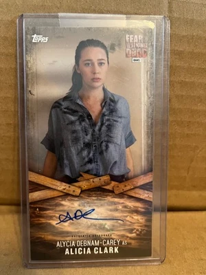 Autógrafo ancho Fear The Walking Dead temporadas 1 y 2 ADC-2 Alycia Debnam-Carey  Foto 1 de 4