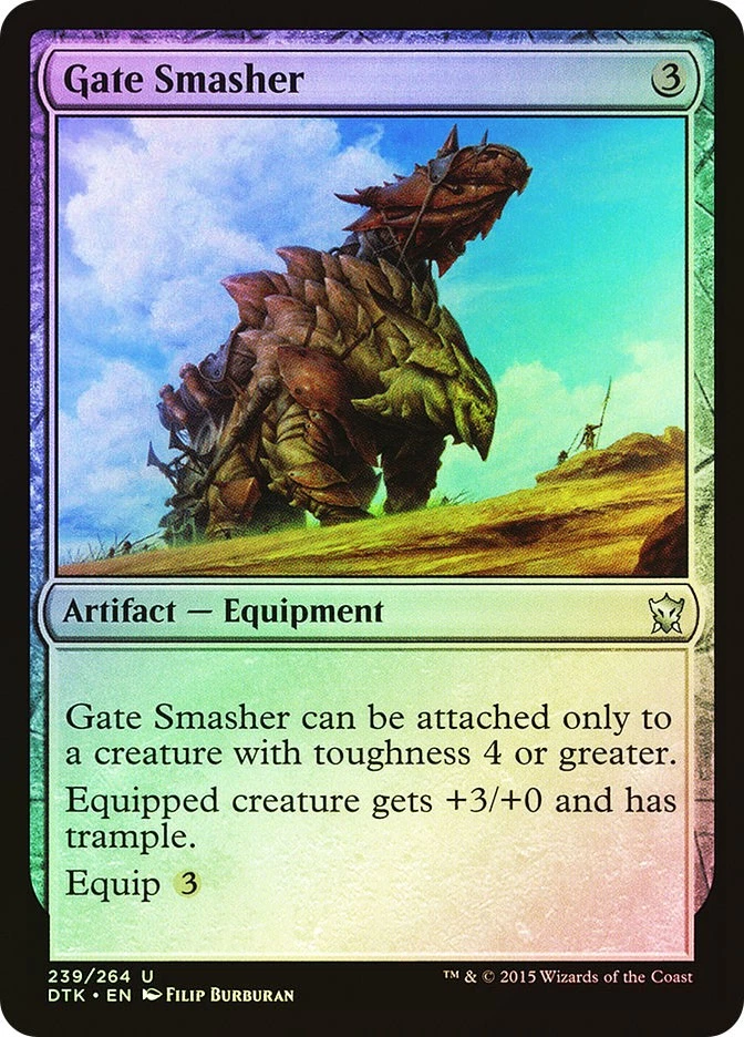 MTG FOIL Gate Smasher  - Dragons of Tarkir #239 - Image 1 of 1