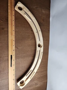 Juego de madera Hape Quadrilla Marble Run pieza de repuesto curva de 18" - Imagen 1 de 6
