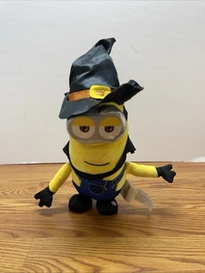 Despicable Me Animated Kevin Minion Witch Halloween Waddler Sound Plush Works! - Picture 1 of 7