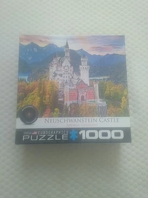 Eurographics 1000pc Jigsaw Puzzle Neuschwanstein Castle Bavaria Germany - Image 1 of 4