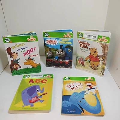 Five Leap Frog Tag Junior Children’s Books Thomas, Dr. Seuss, Winnie The Pooh  - Image 1 of 4