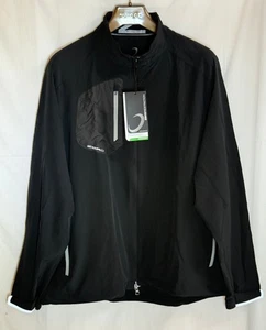 NWT Zero Restriction Men's Z700 Full Zip Windwear Lightweight Jacket -Black -XXL - Picture 1 of 6