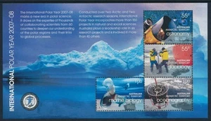 AAT 2008 - International Polar Year, 2007-2008 Sheetlet - MNH - Picture 1 of 1