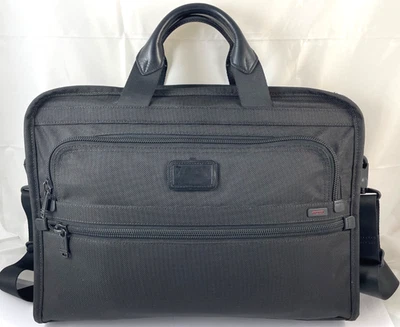 Tumi Alpha 2 Large Screen Portfolio Briefcase Laptop Bag Nylon 26111DH Reg $375 - Image 1 of 4