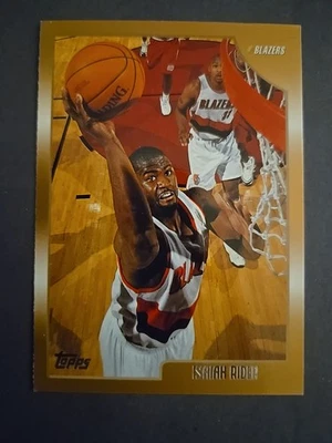 1998-99 Topps #60 Isaiah Rider Portland Trail Blazers Basketball NBA - Image 1 of 2