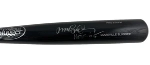 Ryne Sandberg Chicago Cubs Signed Autographed HOF Black Baseball Bat JSA COA! - Picture 1 of 2