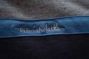 Travis Mathew Blue Striped Polo (L) NICE!! ⛳️ ⛳️ - Picture 1 of 12