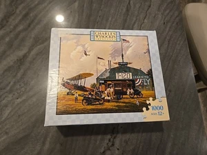 Charles Wysocki Hero Worship 1000 PC Puzzle Used Bagged Hasbro Milton Bradley - Picture 1 of 8