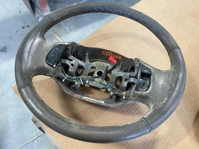 99 Ford F250 F350 Super Duty USED Leather Steering Wheel Tan Brown *ROUGH* - Image 1 of 4