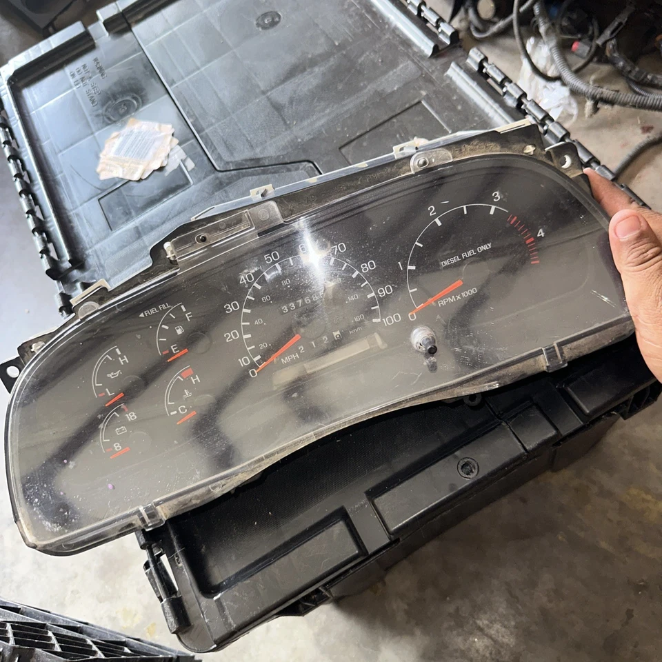 Ford F-250 F-350 1999-2001 7,3 Powerstroke diésel cuadro de instrumentos indicadores OEM Foto 1 de 4