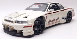 Muscle Machines 1/18 Scale Die Cast Model Nissan Skyline - White - Picture 1 of 16