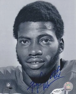 FRED DEAN Signed HOF 08 8X10 Glossy B&W Photo JSA Sticker - Picture 1 of 1