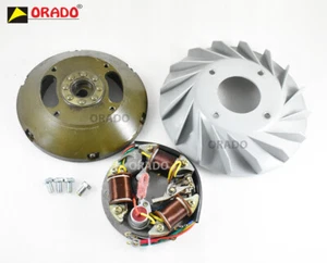 Vespa 6volt 5wire coil Plate With Magneto & PLASTIC FAN for Vba Vbb Vna Sprint - Bild 1 von 8